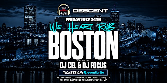 Image principale de We Heart RnB Boston (R&B Exclusive Event)