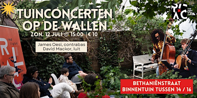 Image principale de Tuinconcerten op de Wallen: barok en Zuid-Afrikaanse jazz!