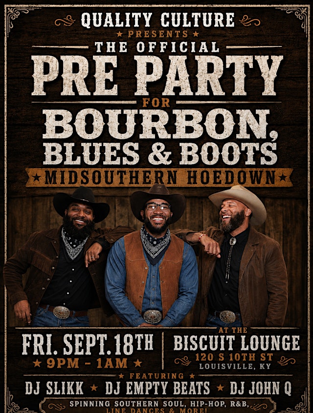 Imagen principal de The Official Pre Party for Bourbon, Blues & Boots