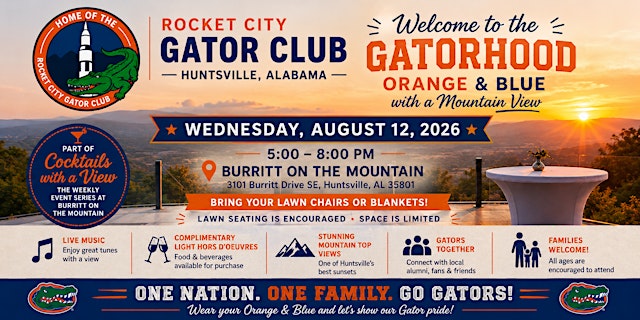 Image principale de Welcome to the Gatorhood: Orange & Blue with a Mountain View!