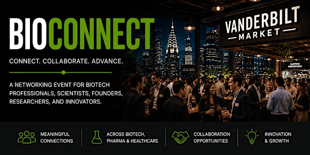 Image principale de BioConnect NYC | Biotech & Life Sciences Networking Event