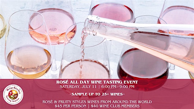 Image principale de Rosé All Day Wine Tasting Event