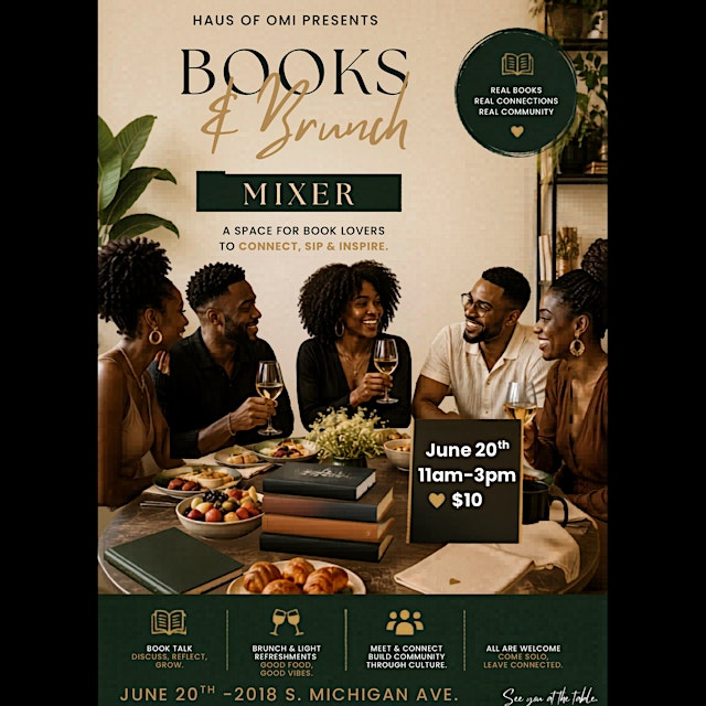 Image principale de Books and Brunch Mixer (a reading room social)