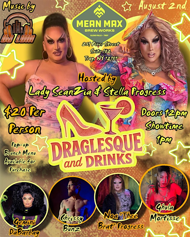 Imagen principal de DRAGLESQUE & DRINK: Burlesque & Drag Show