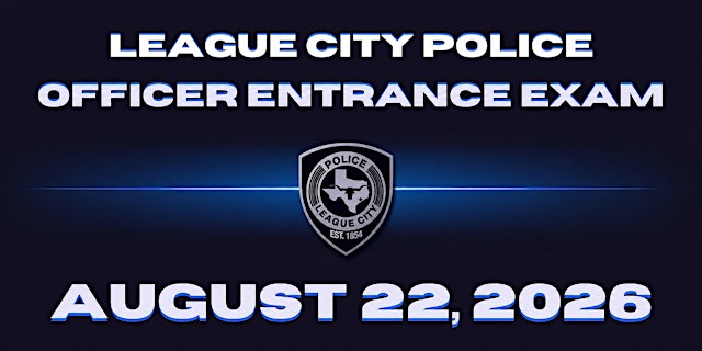 Imagen principal de League City Police Department Officer Entrance Exam