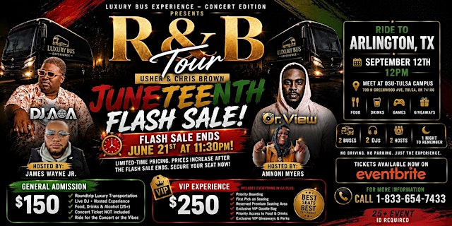 Image principale de R&B Tour Ride to Arlington, TX
