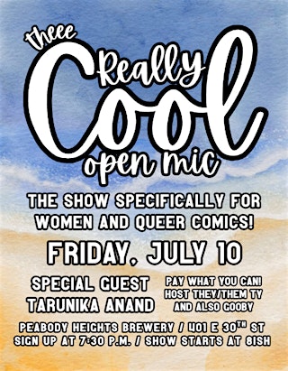 The REALLY COOL Open Mic: The Show Specifically for Women & Queer Comics! primary image