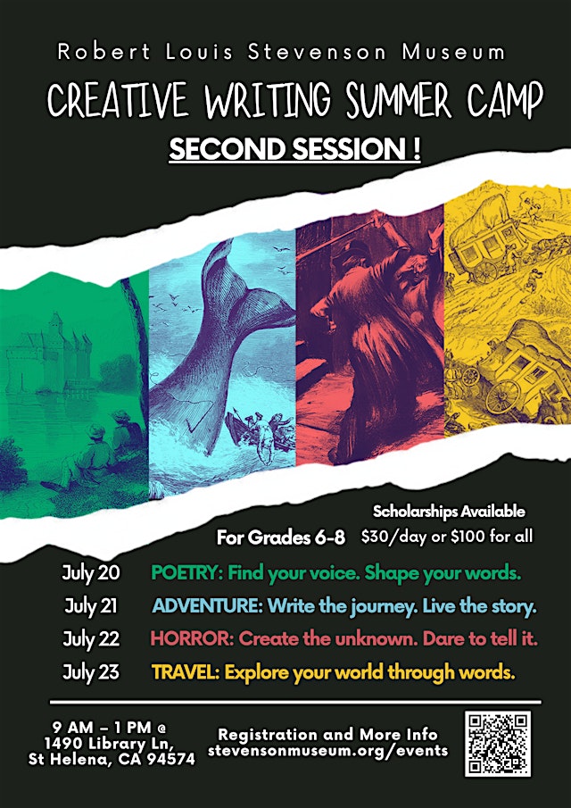 Image principale de RLSM CREATIVE WRITING SUMMER CAMP 7/20-7/23