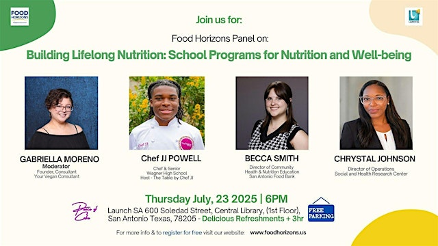 Image principale de Food Horizons Panel: School Programs for Nutrition and Well-being