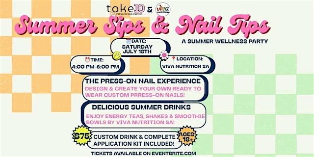 Image principale de Summer Sips & Nail Tips