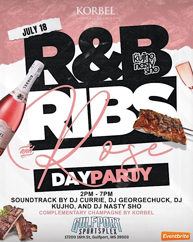 Image principale de RnB, Ribs, & Rose Day Party