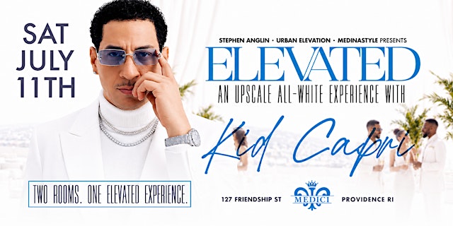 Image principale de ELEVATED: The All White Affair Featuring Kid Capri