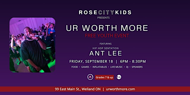 Image principale de UR Worth More Free Youth Event