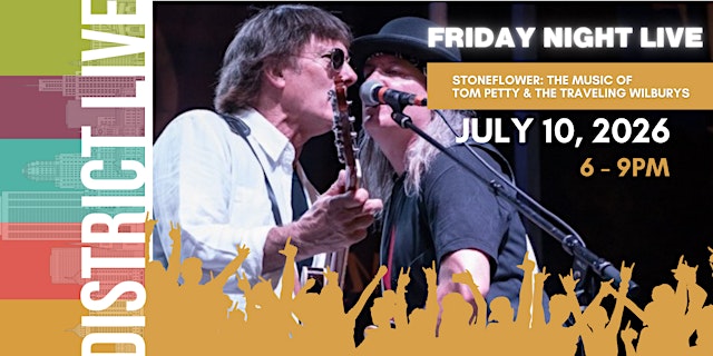 Image principale de District Live Concert Series: Stoneflower – Tom Petty Tribute
