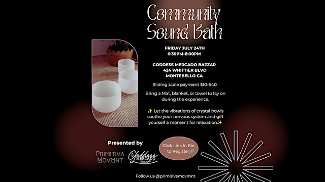 Image principale de Community Sound Bath