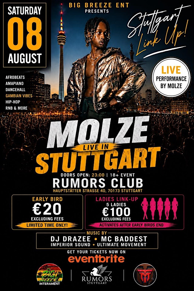 Image principale de Molze Live – Stuttgart Link Up