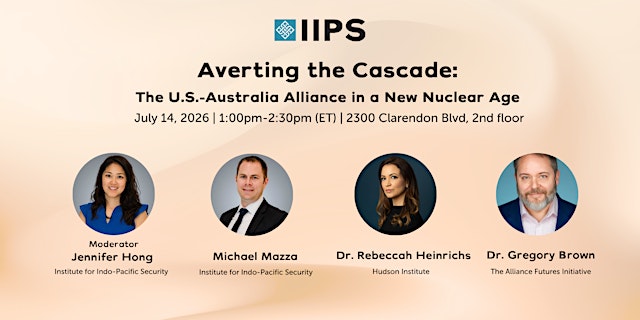 Image principale de Averting the Cascade: The U.S.-Australia Alliance in a New Nuclear Age