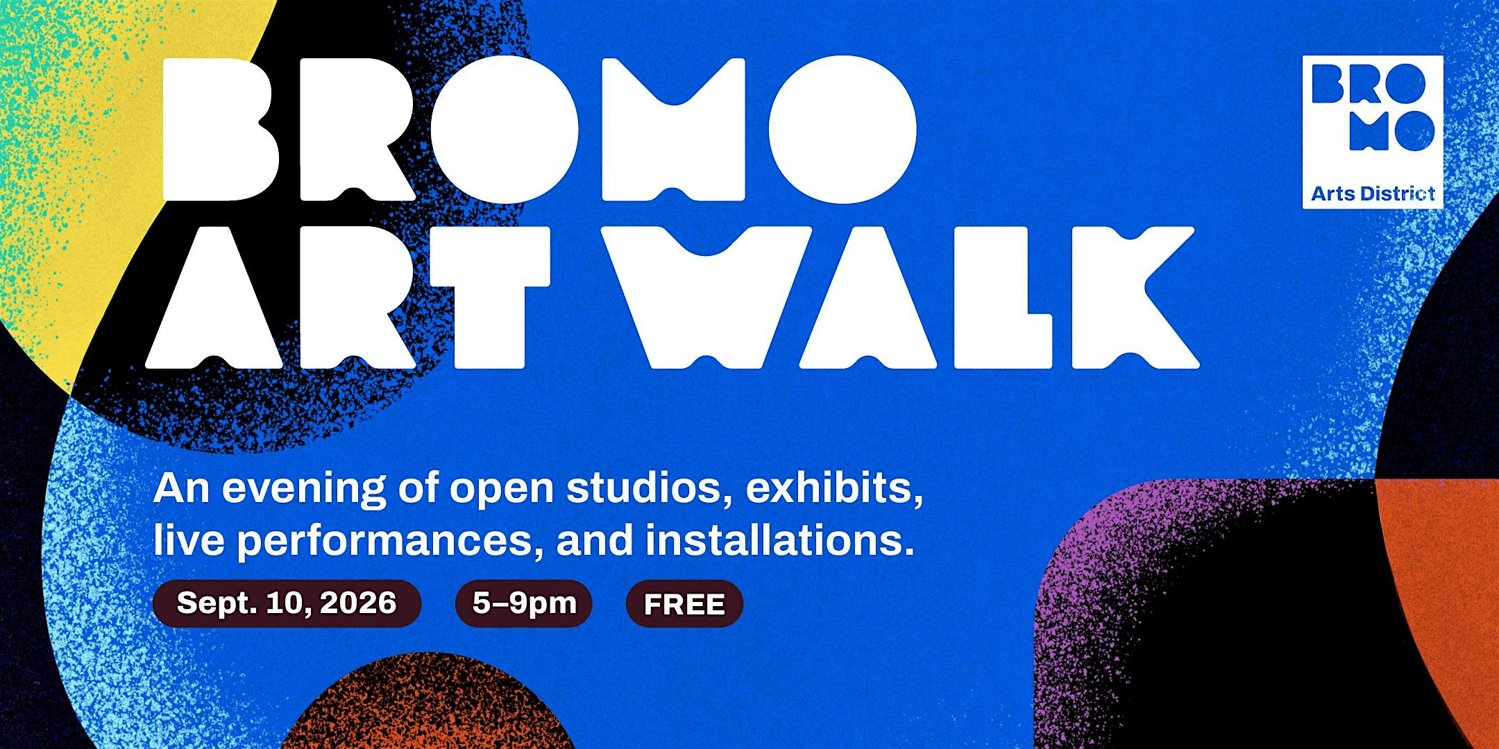 Bromo Art Walk (Sept 10, 2026)