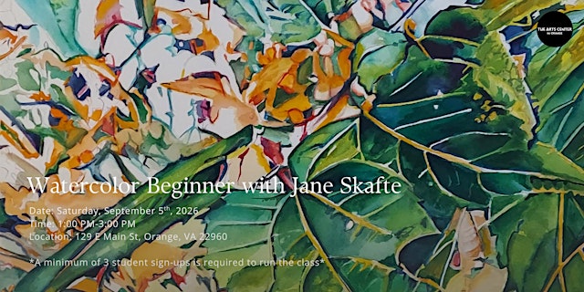 Hauptbild für Watercolor Beginner with Jane Skafte