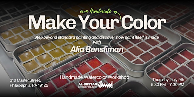 Imagem principal do evento Handmade Watercolor Workshop
