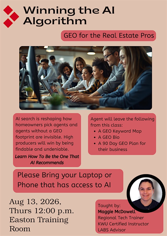 Image principale de Winning the AI Algorithm: GEO for Real Estate Pros