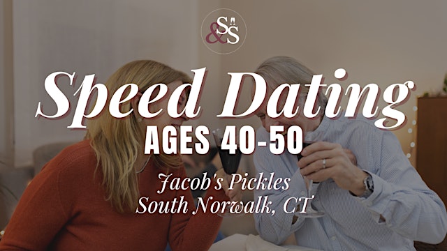 Image principale de Speed Dating Ages 40-50 in South Norwalk, CT at Jacob's Pickles