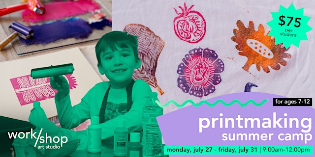 Image principale de Summer Camp: Printmaking | For ages 7-12