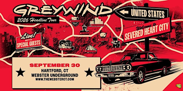 Image principale de GREYWIND "2026 Headline Tour" - Hartford, CT