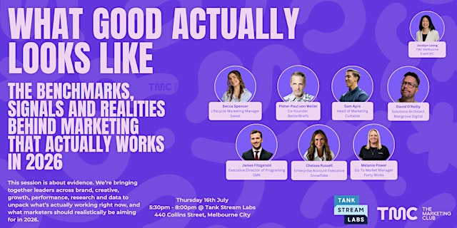 Imagem principal de TMC Melbourne Presents: What Good Actually Looks Like