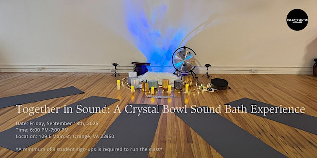Image principale de Together in Sound: A Crystal Bowl Sound Bath Experience