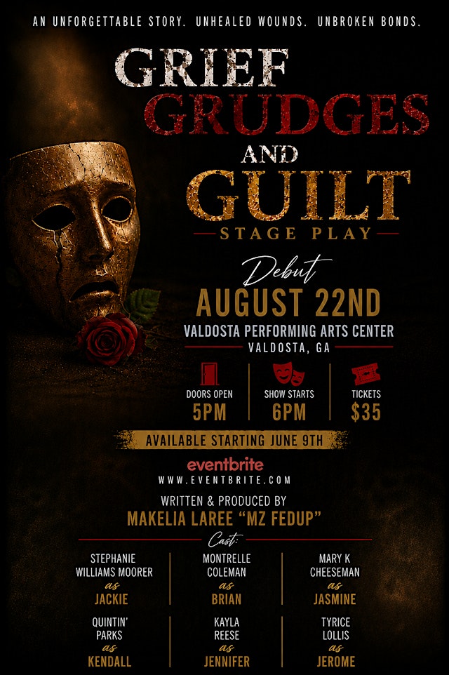 Image principale de Stage Play Grief Grudges and Guilt