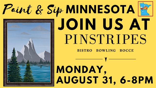 August 31 Paint & Sip at Pinstripes primary image