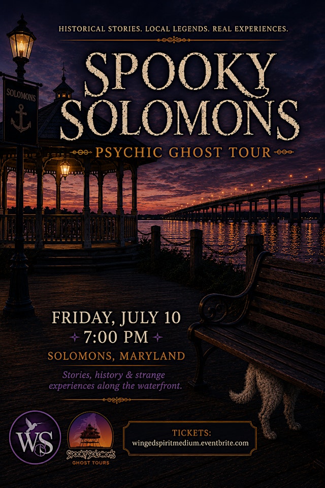 Spooky Solomons Psychic Ghost Tour, Friday, July 10 primary image