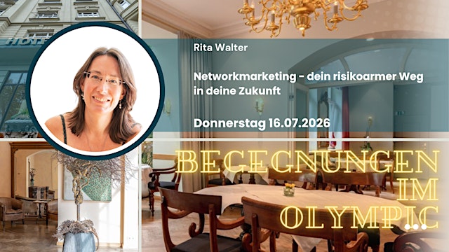 Primaire afbeelding van Networkmarketing - Vortrag und Q&A mit Rita Walter