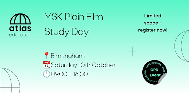 Image principale de MSK Plain Film Study Day