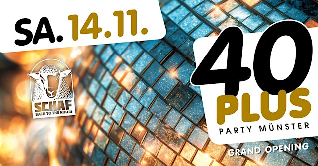 Imagen principal de 40plus Party Münster – Grand Opening