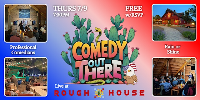 Image principale de Comedy Out There at Roughhouse Brewing - FREE w/RSVP