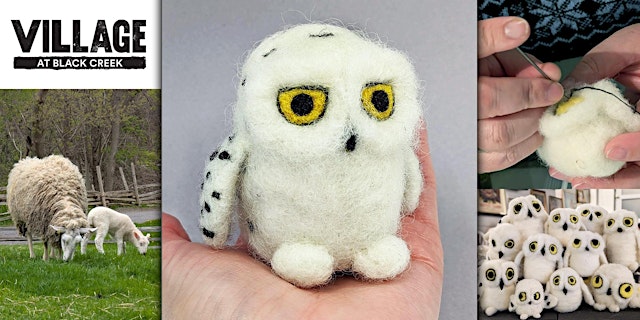 Image principale de Needle Felt a Snowy Owl Ornament Workshop