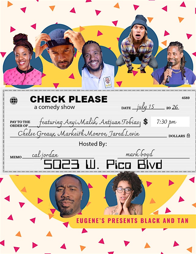 Image principale de Check Please comedy show
