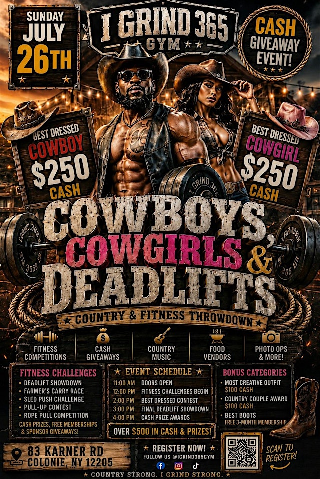 Imagen principal de Cowboys, Cowgirls & Deadlifts