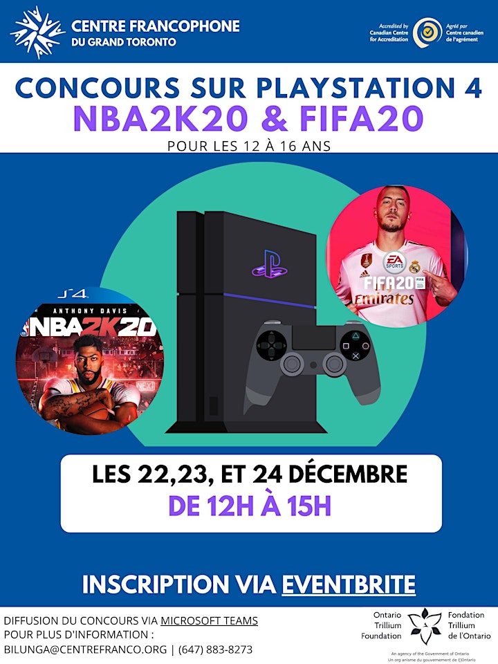 Concours PS4 NBA 2K20 et FIFA 2020 image