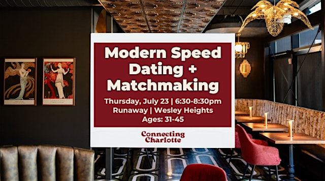 Image principale de Modern Speed Dating + Matchmaking | 31-45 | Hetero Matches