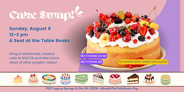 Community Cake Swap at the Bookstore! primary image