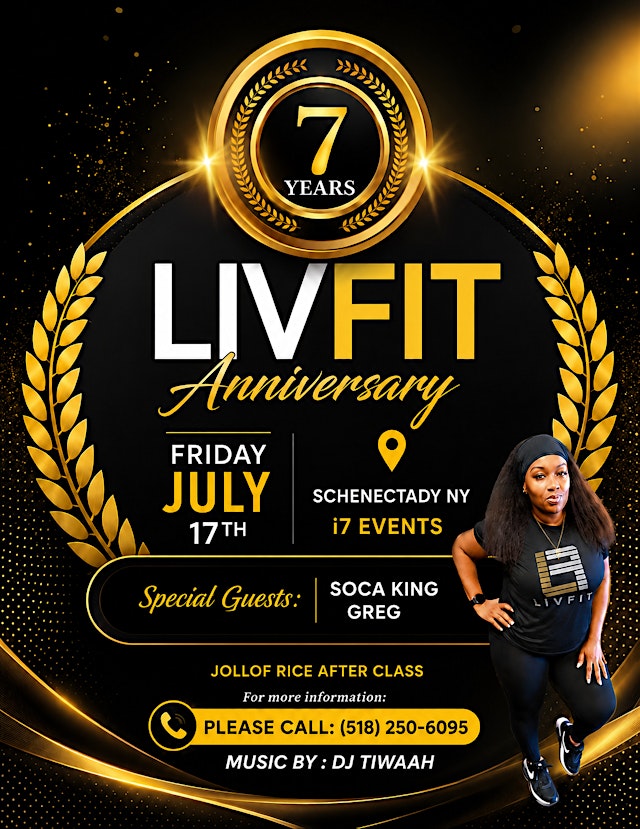 Image principale de LivFit 7th Anniversary Afrobeats & Jollof Celebration