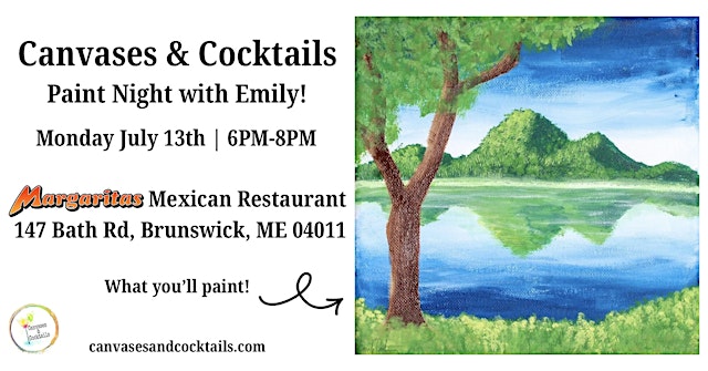Image principale de Canvases & Cocktails w/ Emily
