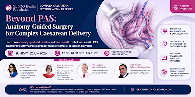 Hauptbild für Beyond PAS: Anatomy-Guided Surgery for Complex Caesarean Delivery