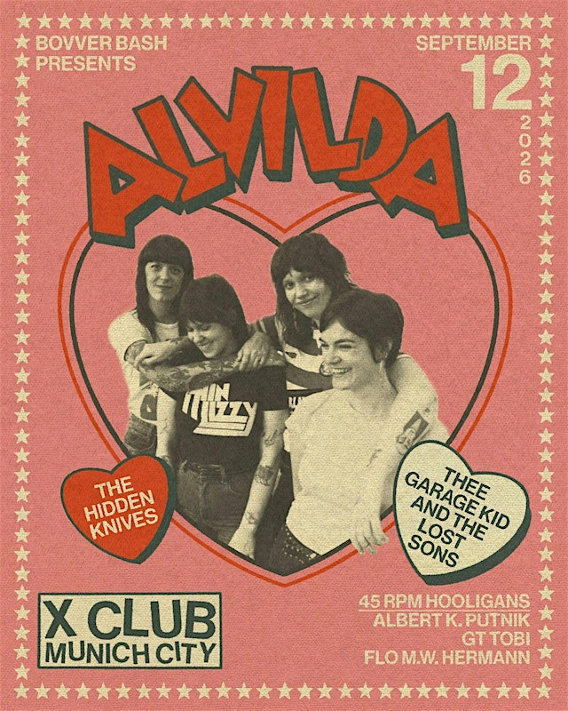 Image principale de ALVILDA + THEE GARAGE KID AND THE LOST SONS + THE HIDDEN KNIVES