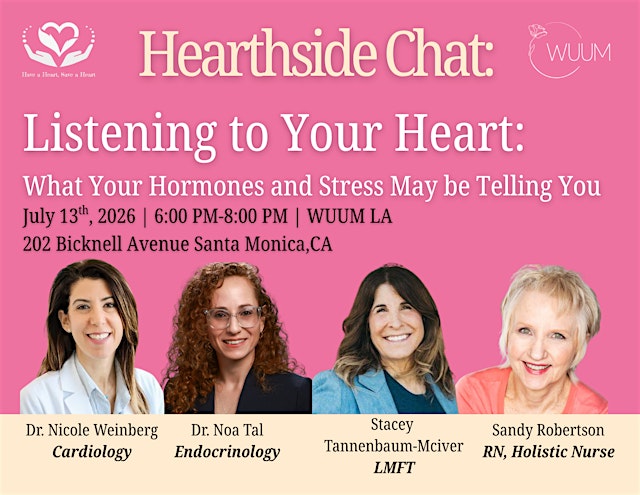 Image principale de Hearthside Chat: What your Hormones and Stress May be Telling You