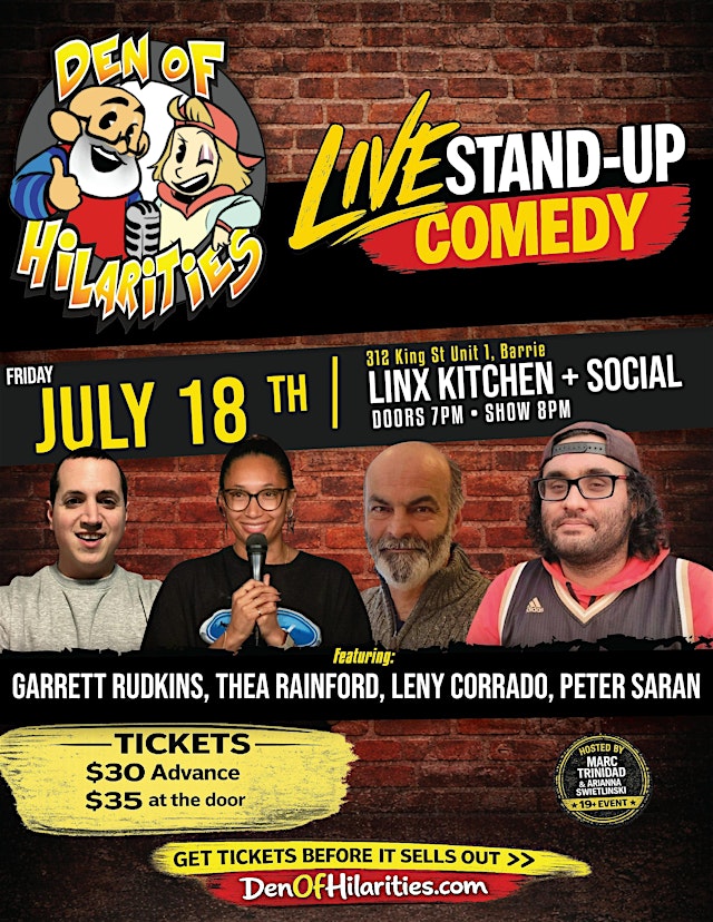 Den of Hilarities Stand up Comedy - Linx primary image