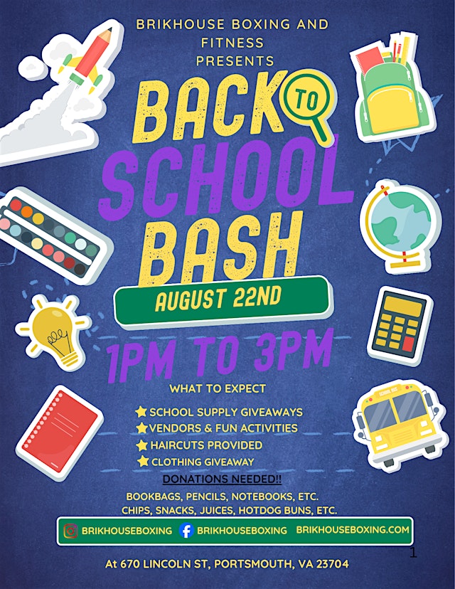 Image principale de Brikhouse Back to school Bash 2026